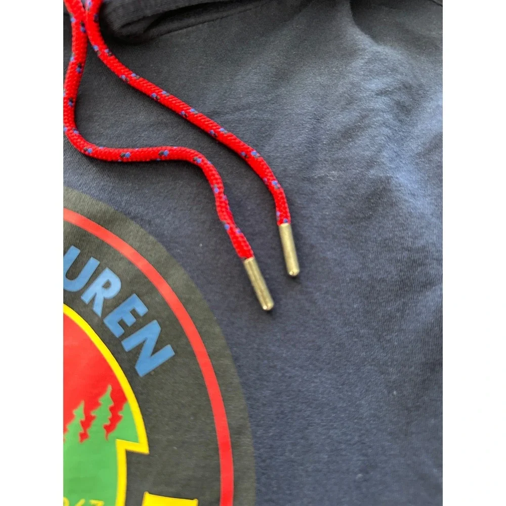 Polo‎ Ralph Lauren M Navy Polo Country Sportsman Hoodie Americana Rugged Prep